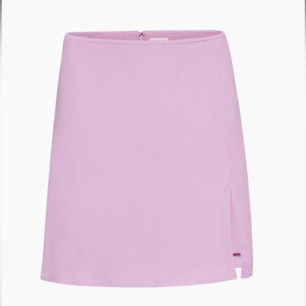 ARITZIA Sunday Best Tatiana waisted Mini Skirt in Amethyst Lilac